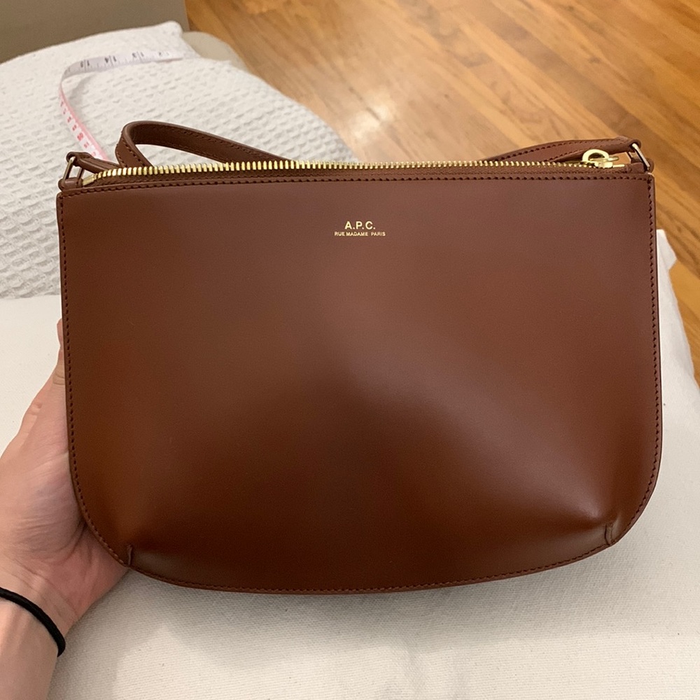 A.P.C. Sarah crossbody bag Noisett